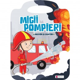 Carte de colorat Micii pompieri Editura Kreativ